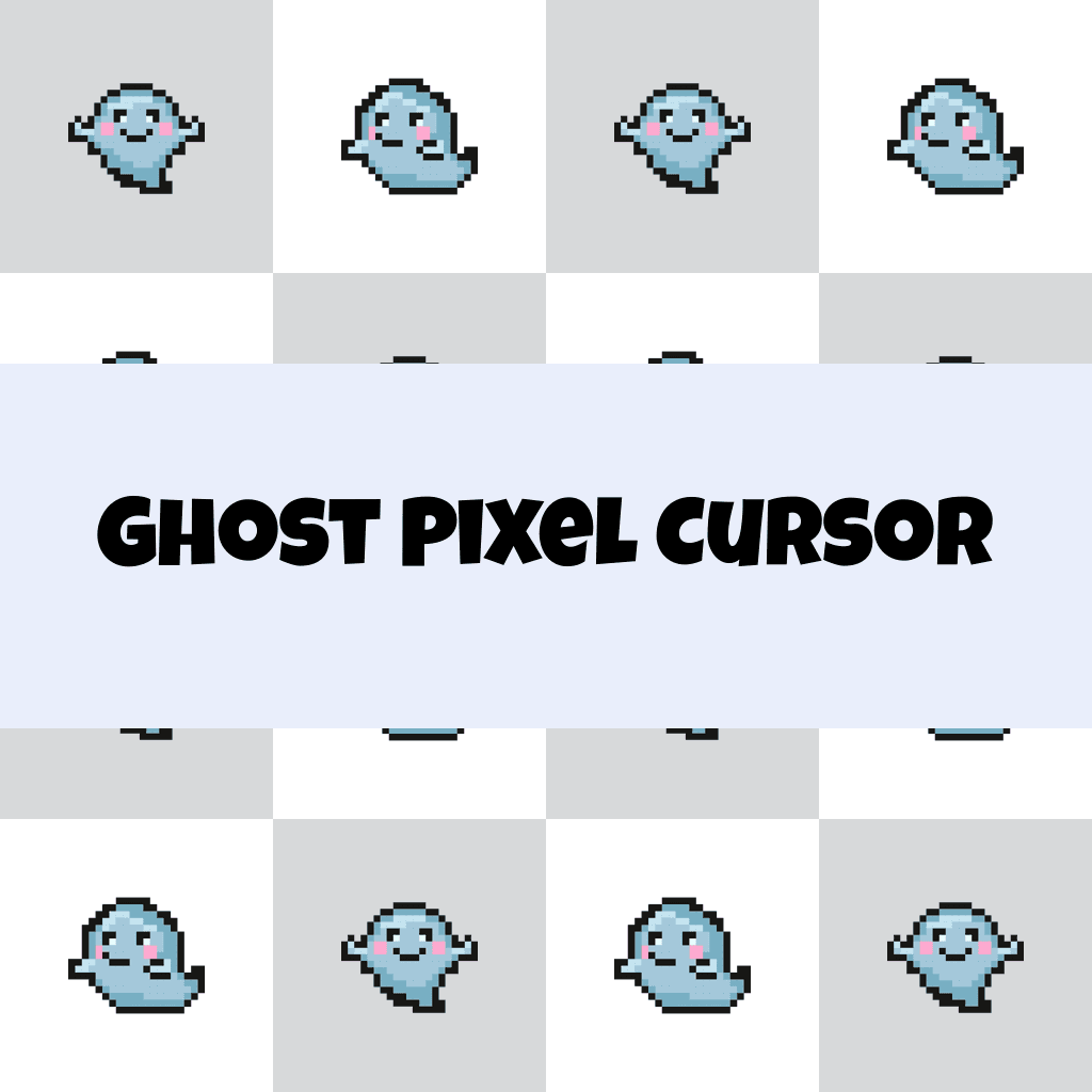 Preview Ghost Pixel cursor custom cursor pack