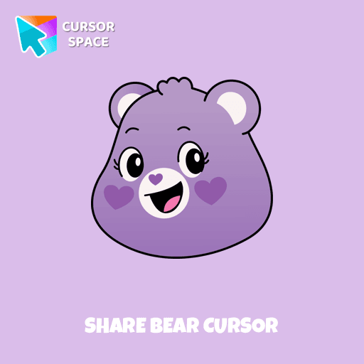 Share Bear cursor arrow cursor